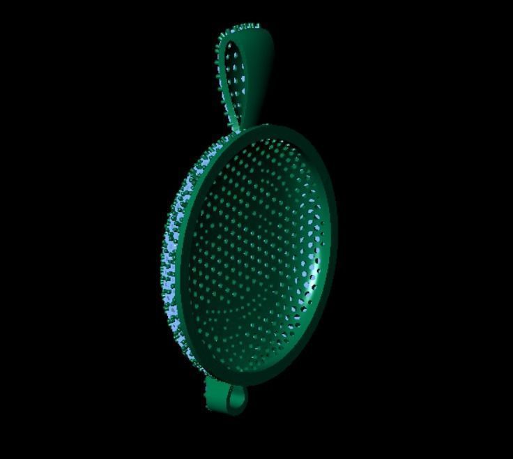 emoji gem pendant 3D print model_8