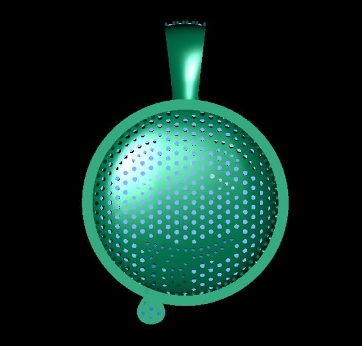 emoji gem pendant 3D print model_11