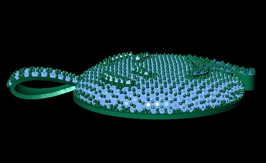 emoji gem pendant 3D print model_25