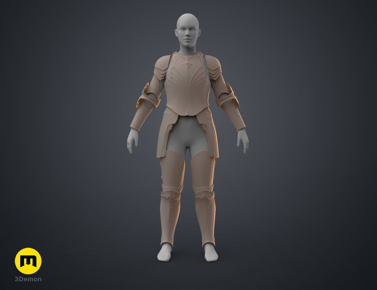 Galadriel armor - Rings of Power 3D print model_24