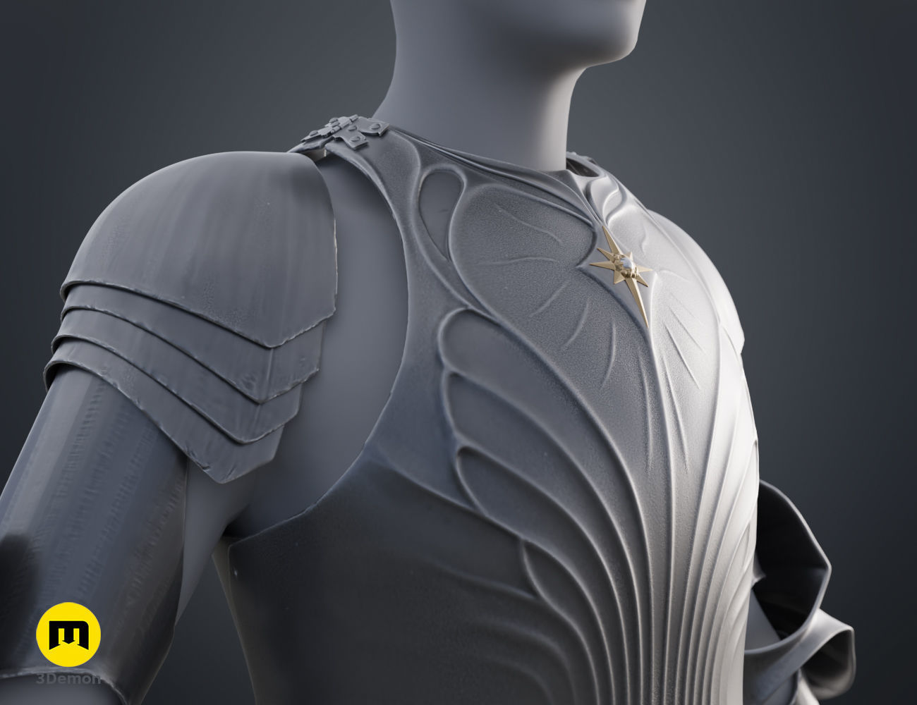 Galadriel armor - Rings of Power 3D print model_11