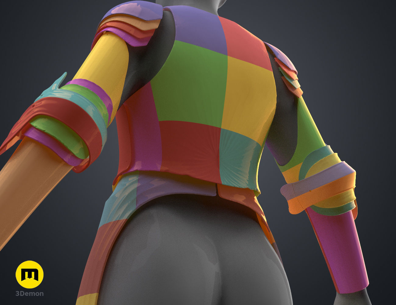 Galadriel armor - Rings of Power 3D print model_21