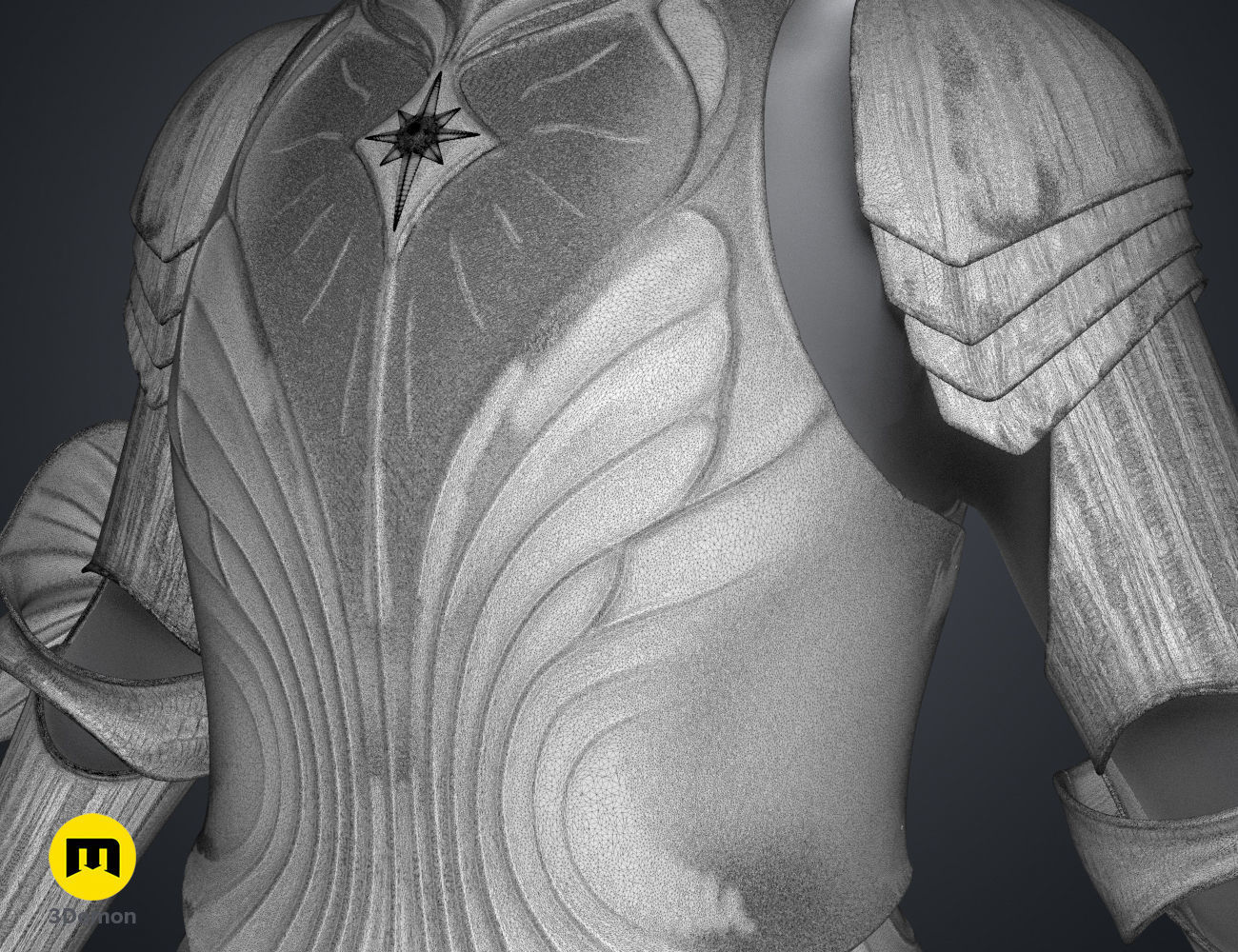 Galadriel armor - Rings of Power 3D print model_37