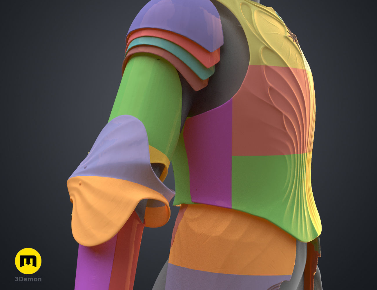 Galadriel armor - Rings of Power 3D print model_20