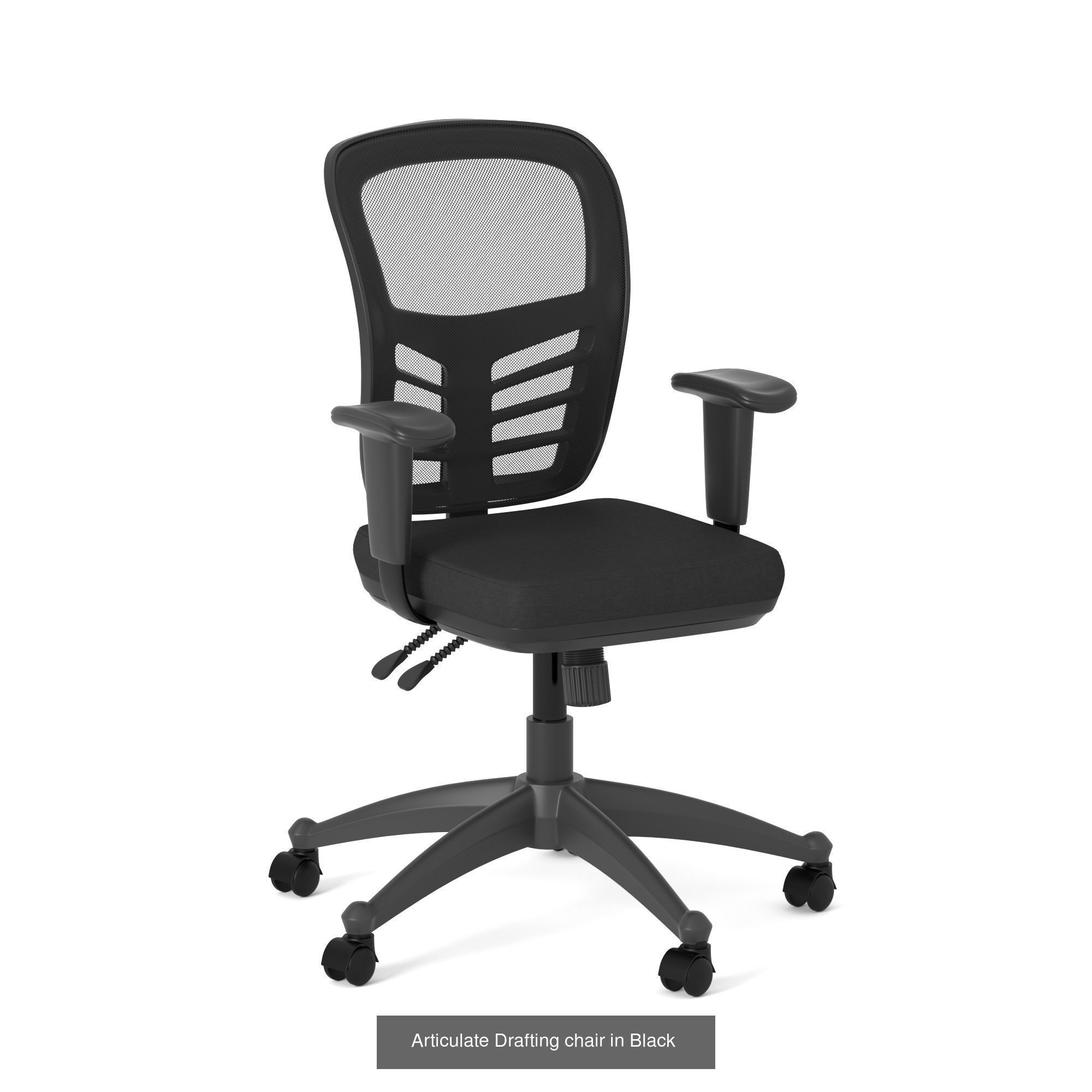 Office chairs  3D Model Collection_4