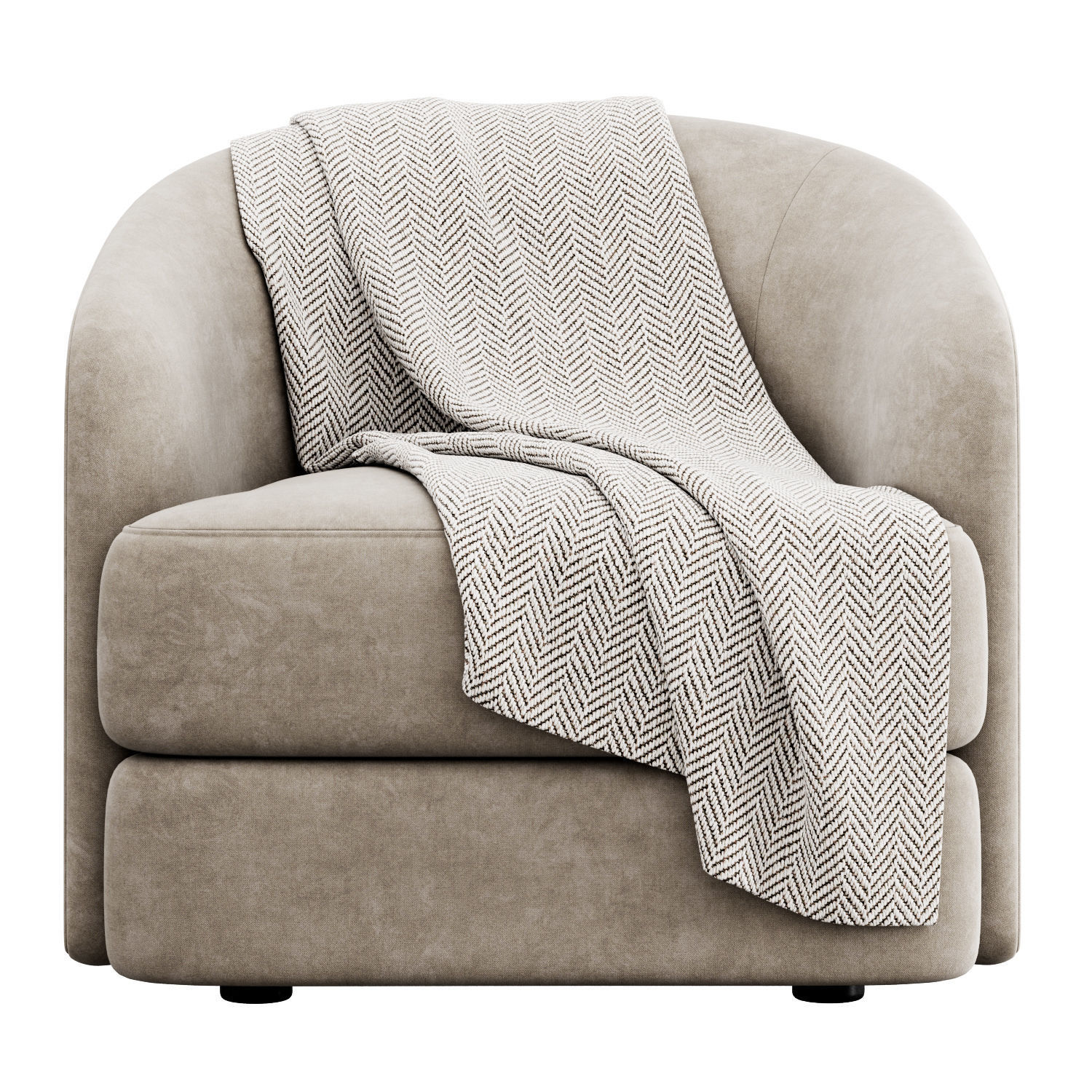  Armchair Covent by New Work 3D model_2