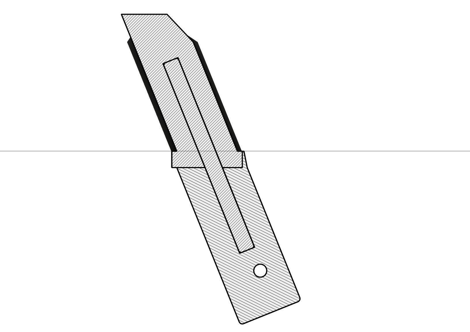 Airsoft Krytac Kriss Vector Wall Mount and Trigger Lock 3D print model_4