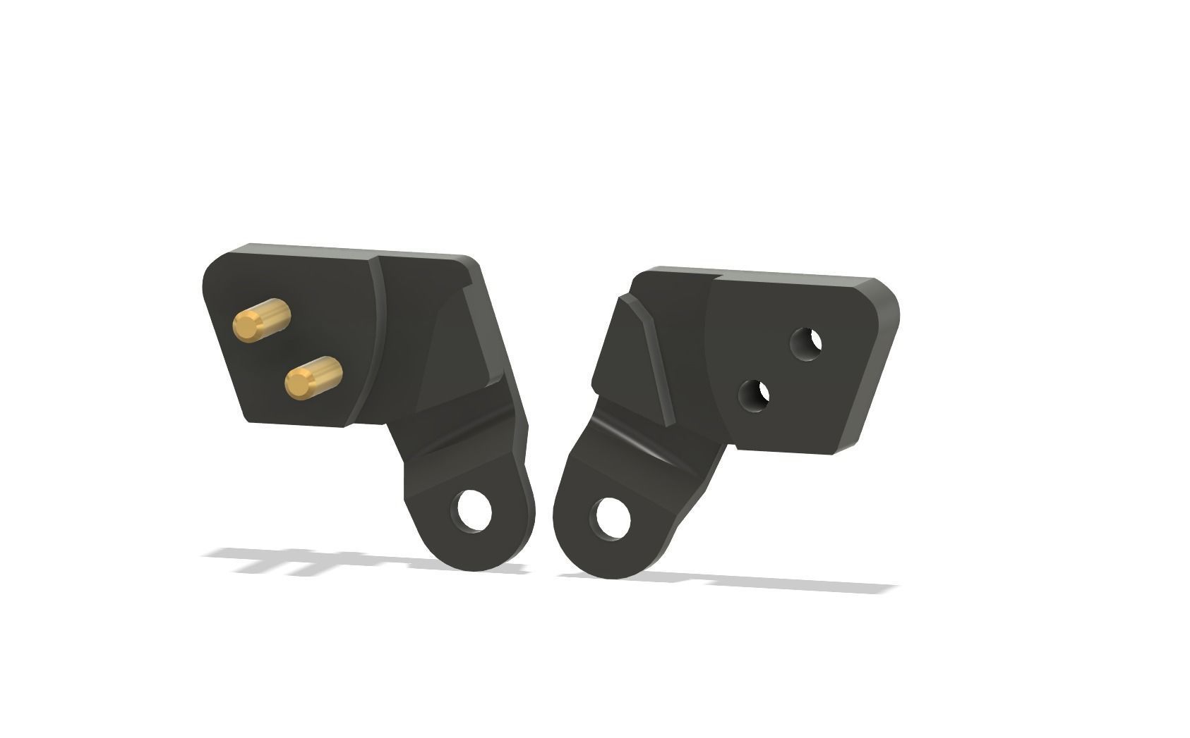 Airsoft Krytac Kriss Vector Wall Mount and Trigger Lock 3D print model_2