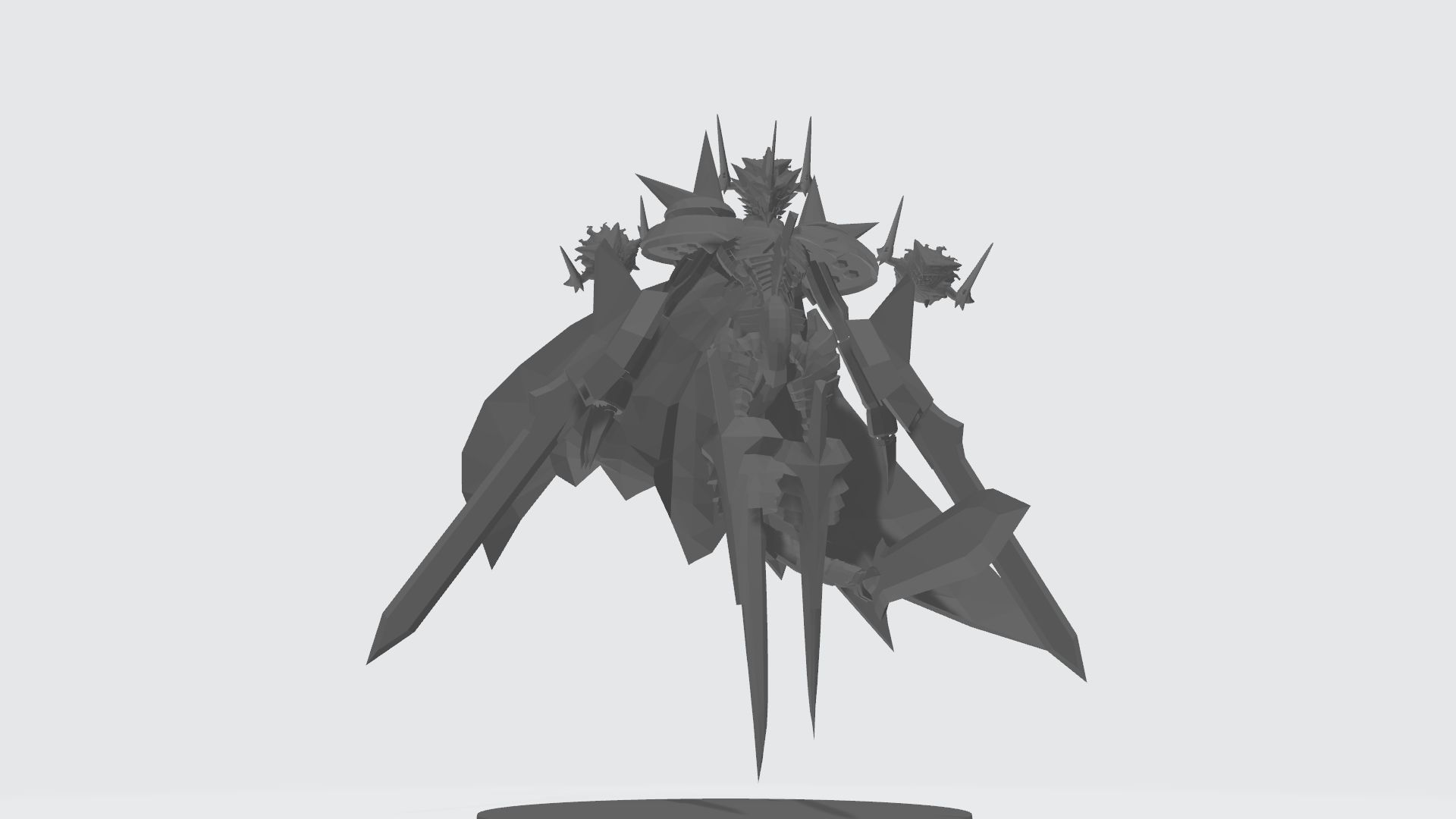 Jesmon sword wielding knight with cape 3D print model_14