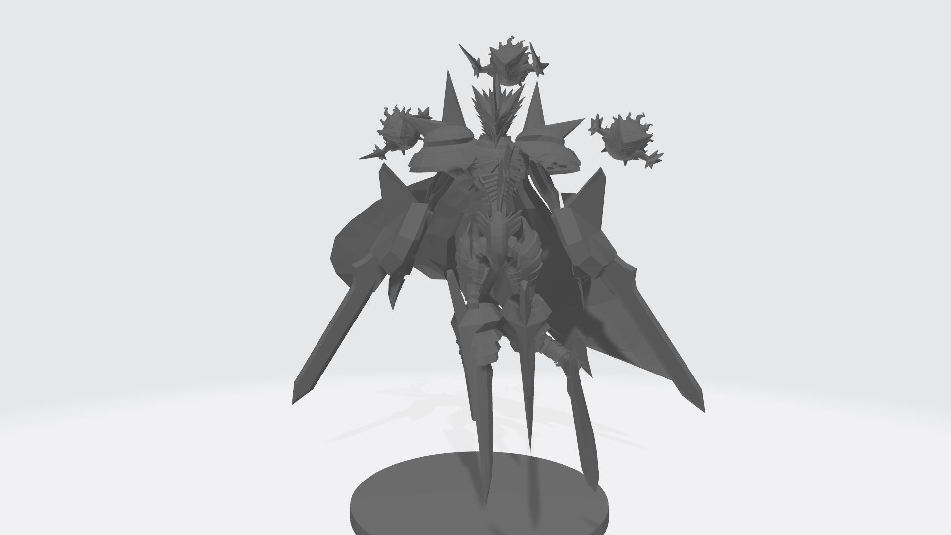 Jesmon sword wielding knight with cape 3D print model_17