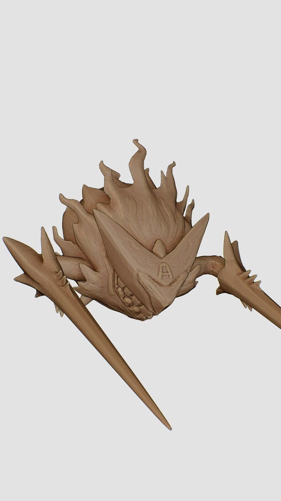 Jesmon sword wielding knight with cape 3D print model_10