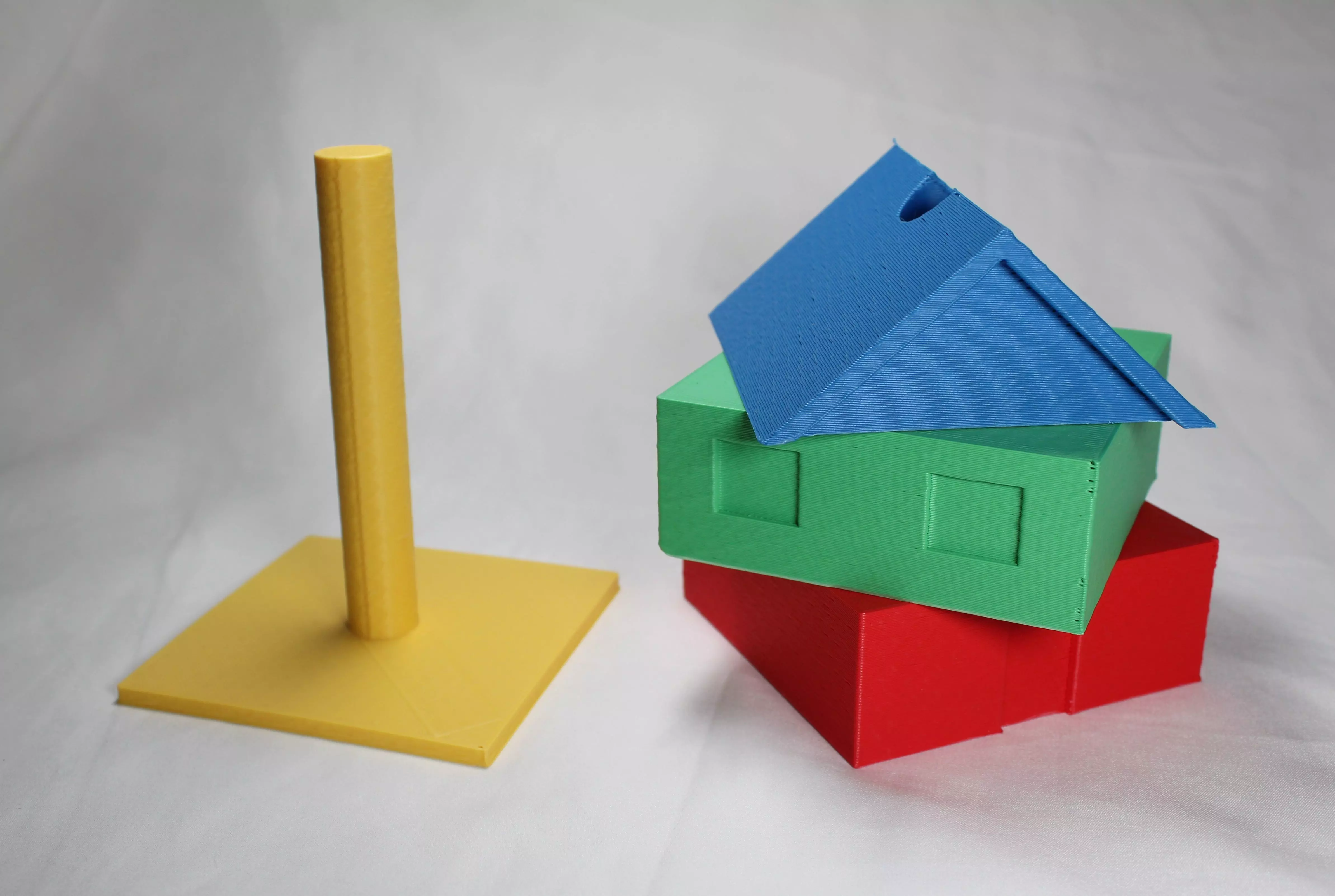Stacking Toy House Toddler Shapes 3D print model
