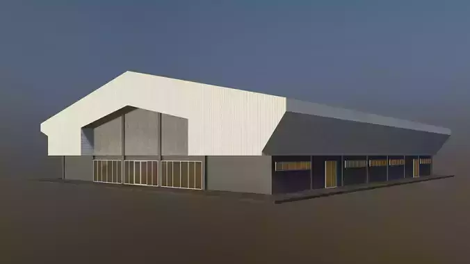 Office by renovated warehouse -1