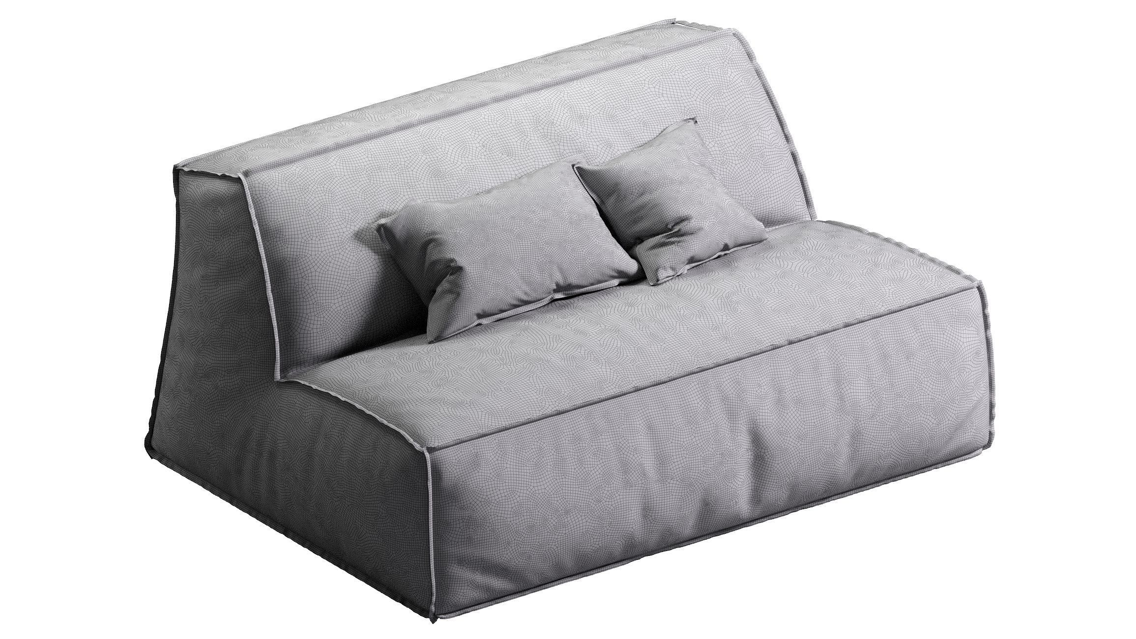 Baxter DAMASCO armchair 3D model_21