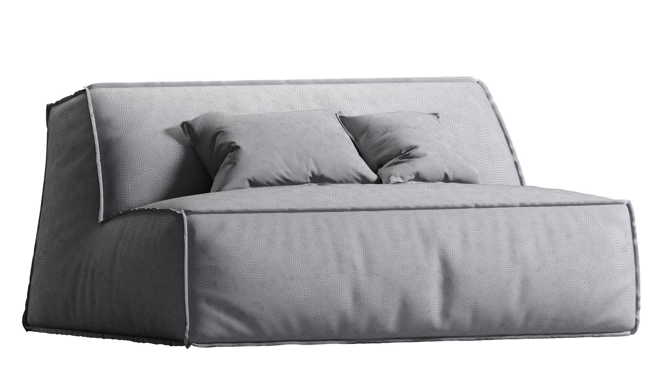 Baxter DAMASCO armchair 3D model_23