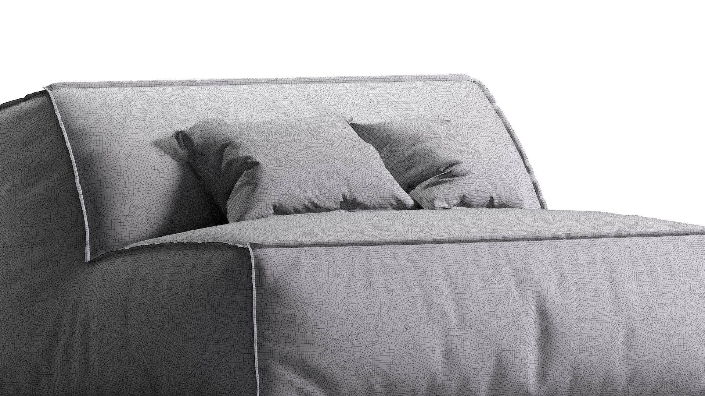 Baxter DAMASCO armchair 3D model_19