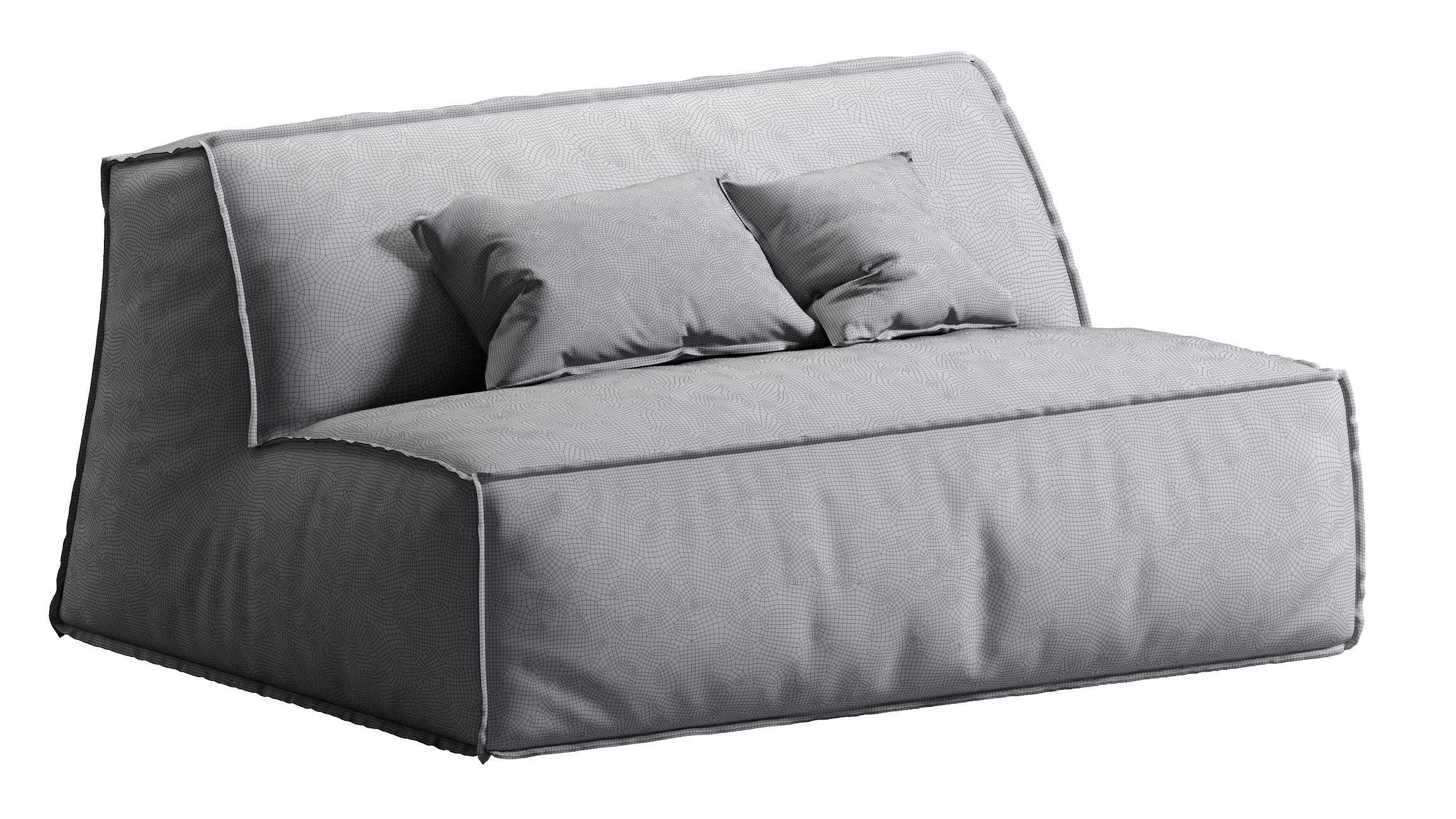 Baxter DAMASCO armchair 3D model_16