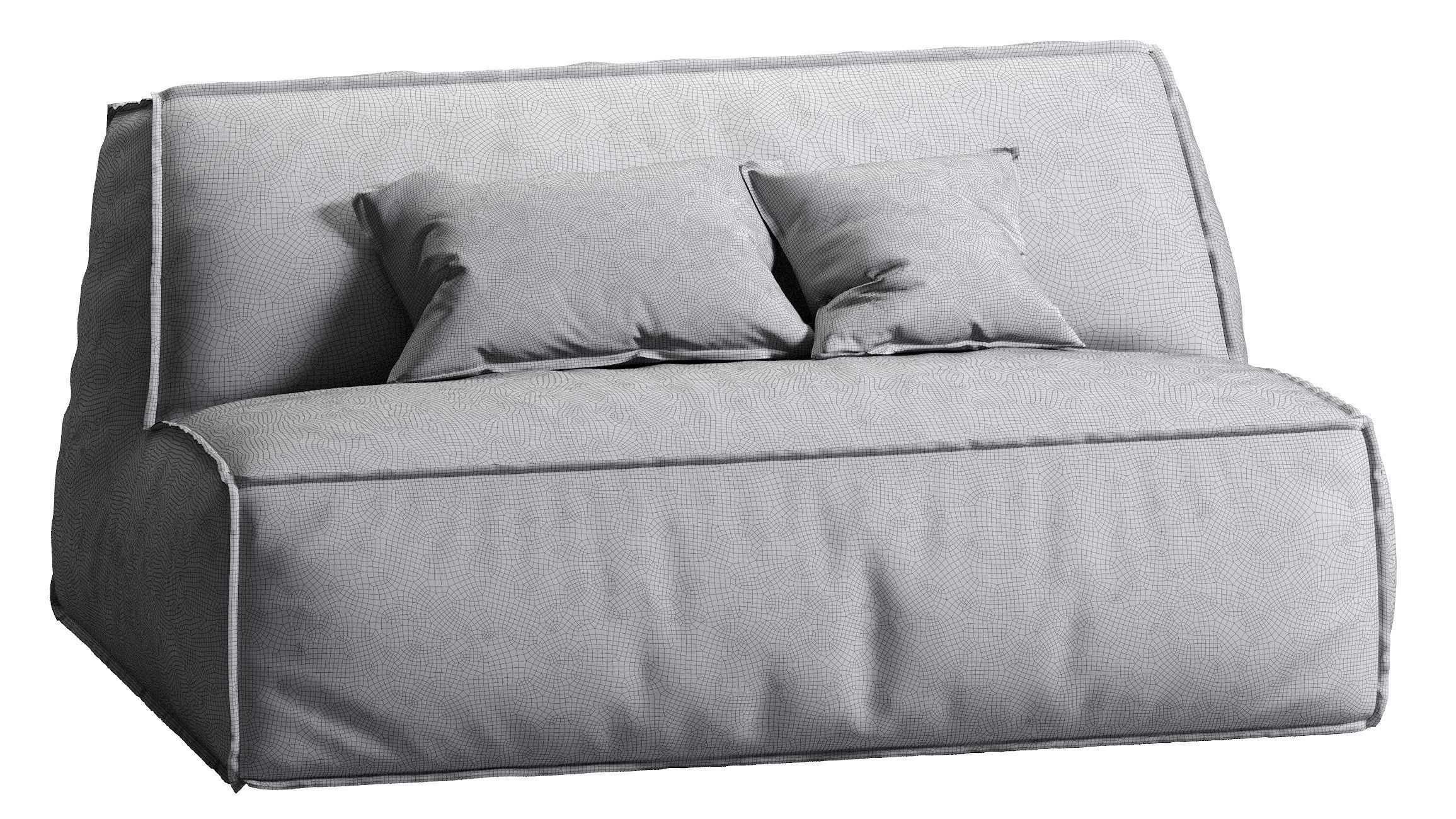 Baxter DAMASCO armchair 3D model_20