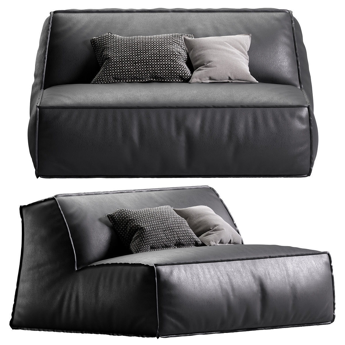 Baxter DAMASCO armchair 3D model_26