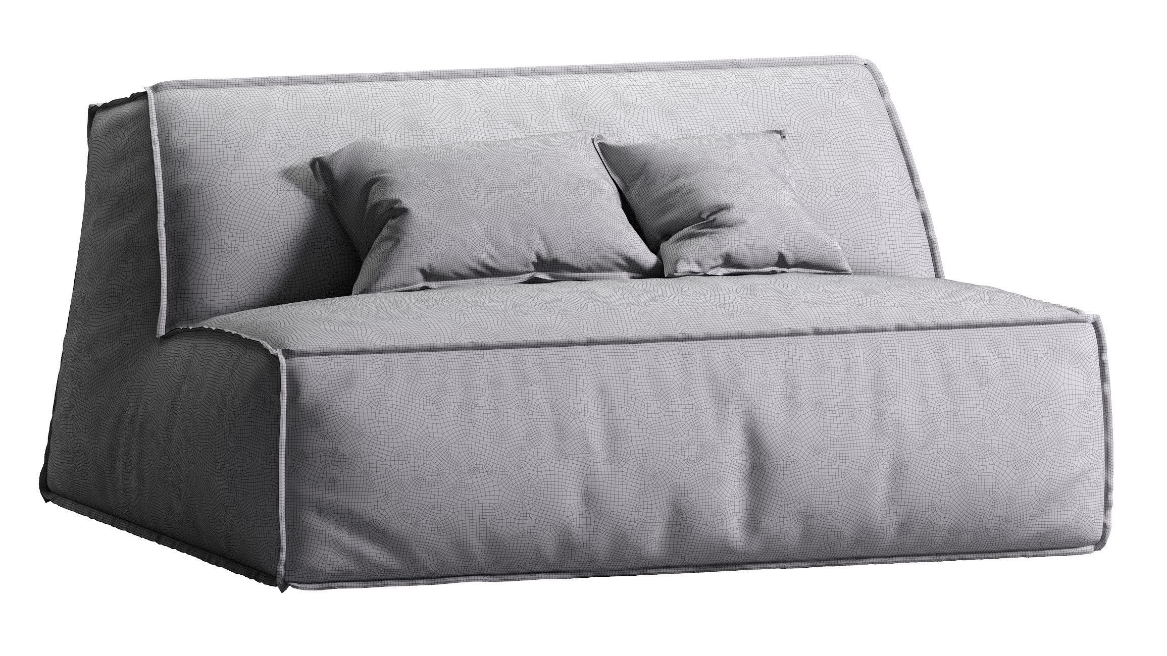 Baxter DAMASCO armchair 3D model_15