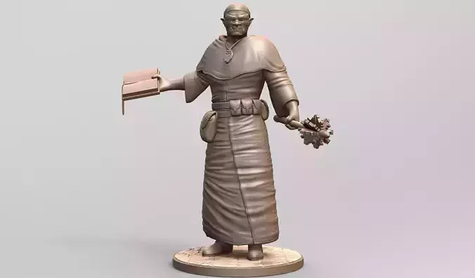 Orc Cleric 3D print model