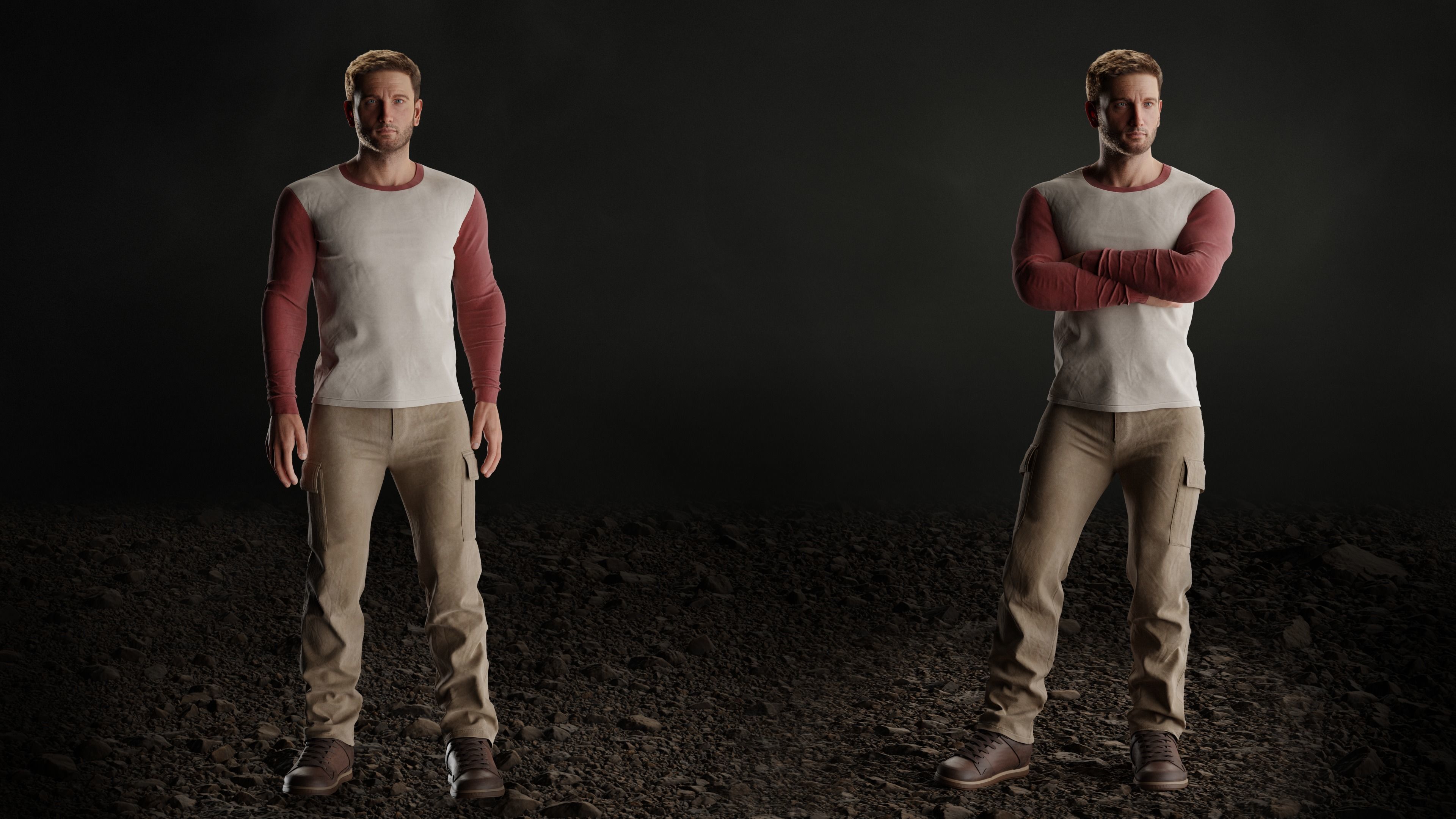 Character Michel 3D model_3