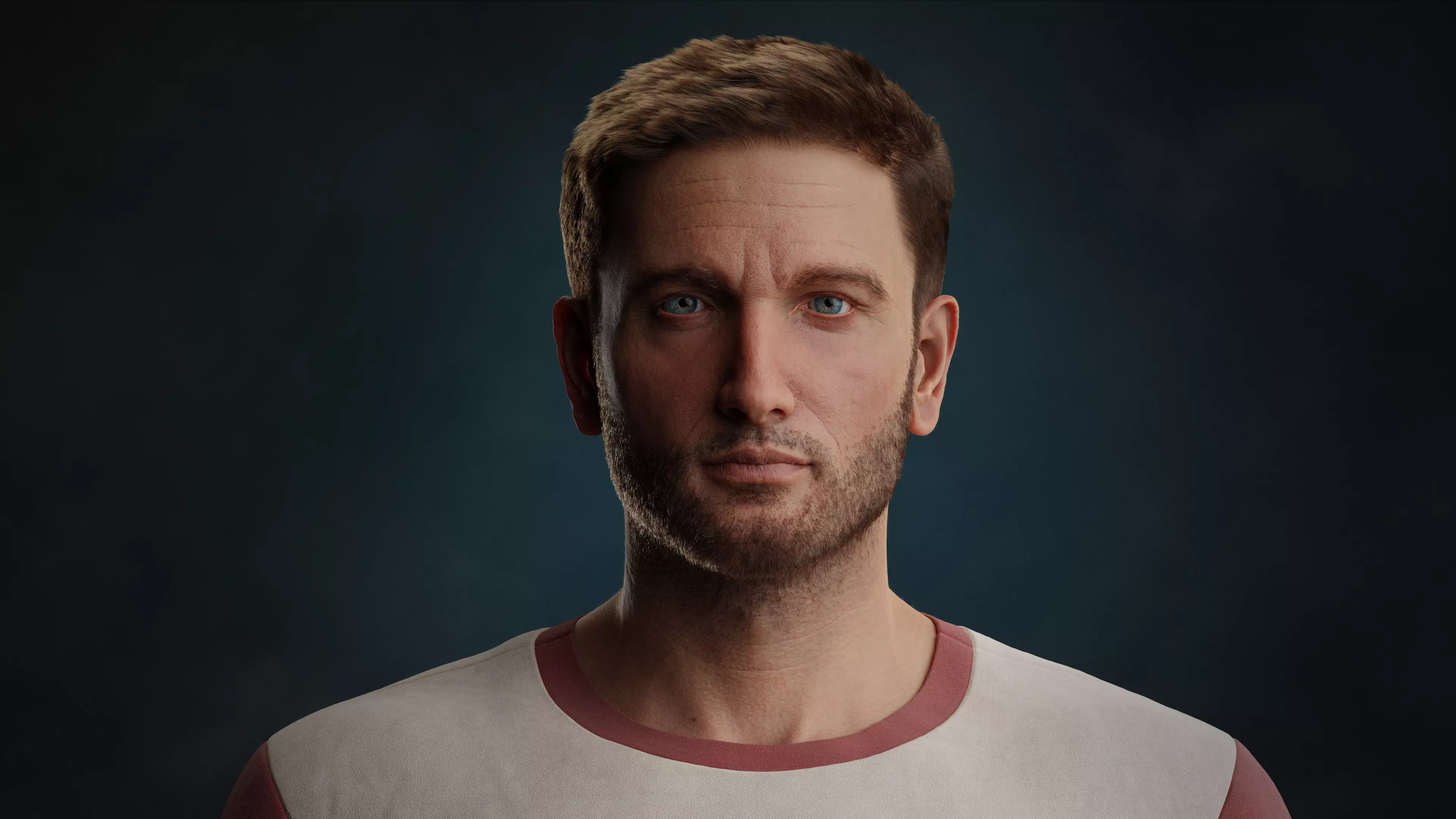 Character Michel 3D model_0