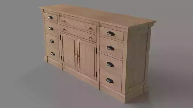 Lucca Buffet Salvaged Pine