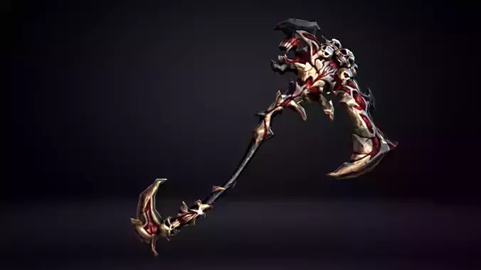 Futuristic Axe 3D print model