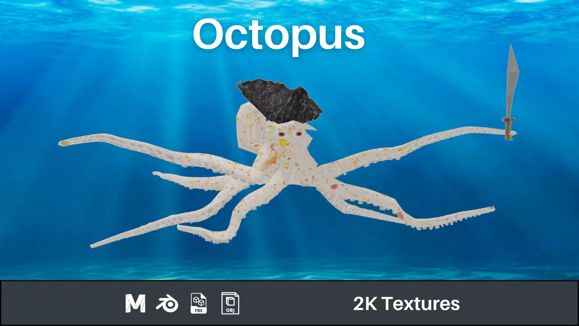 Octopus Free low-poly 3D model Free low-poly 3D model_0