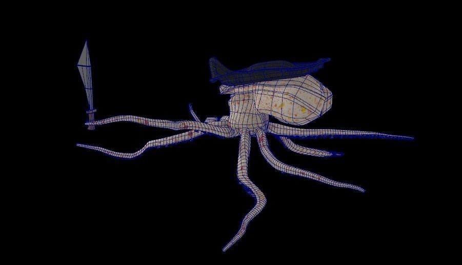 Octopus Free low-poly 3D model Free low-poly 3D model_8