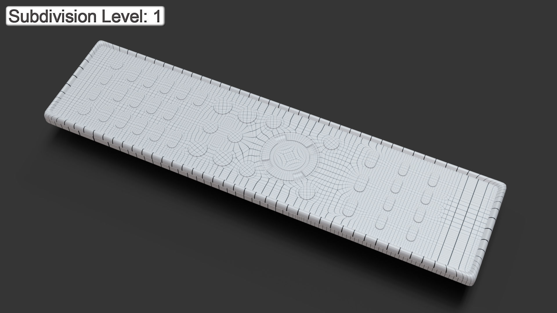 Denon Remote Control 3D model_22