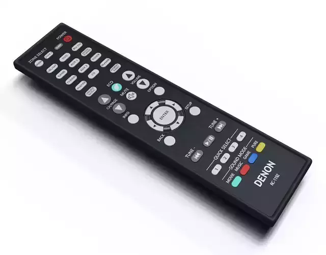 Denon Remote Control 3D model