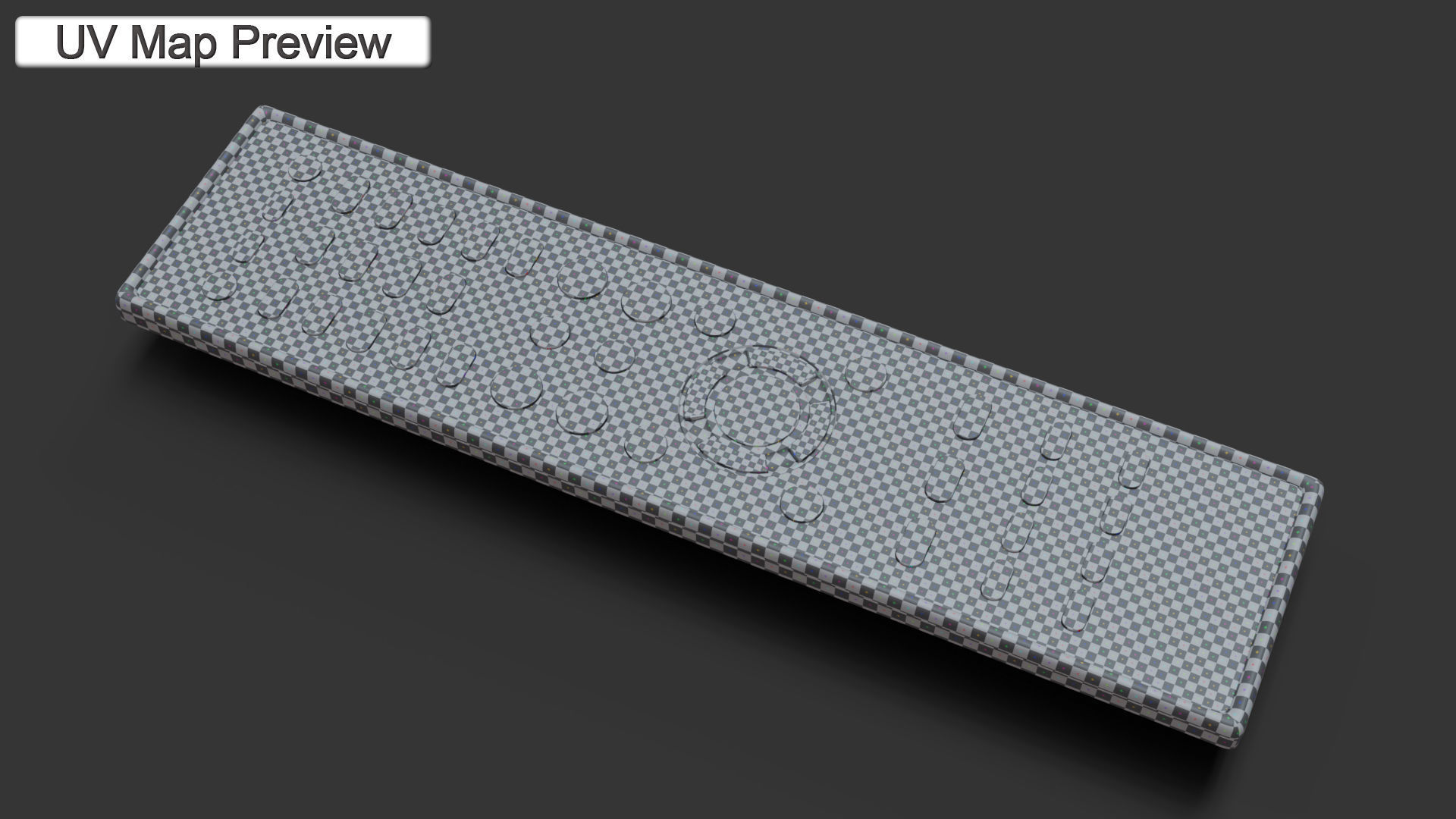 Denon Remote Control 3D model_14