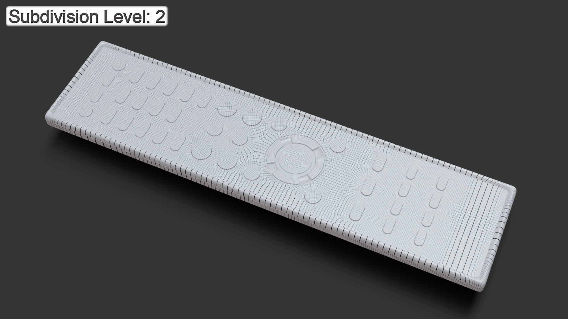 Denon Remote Control 3D model_26