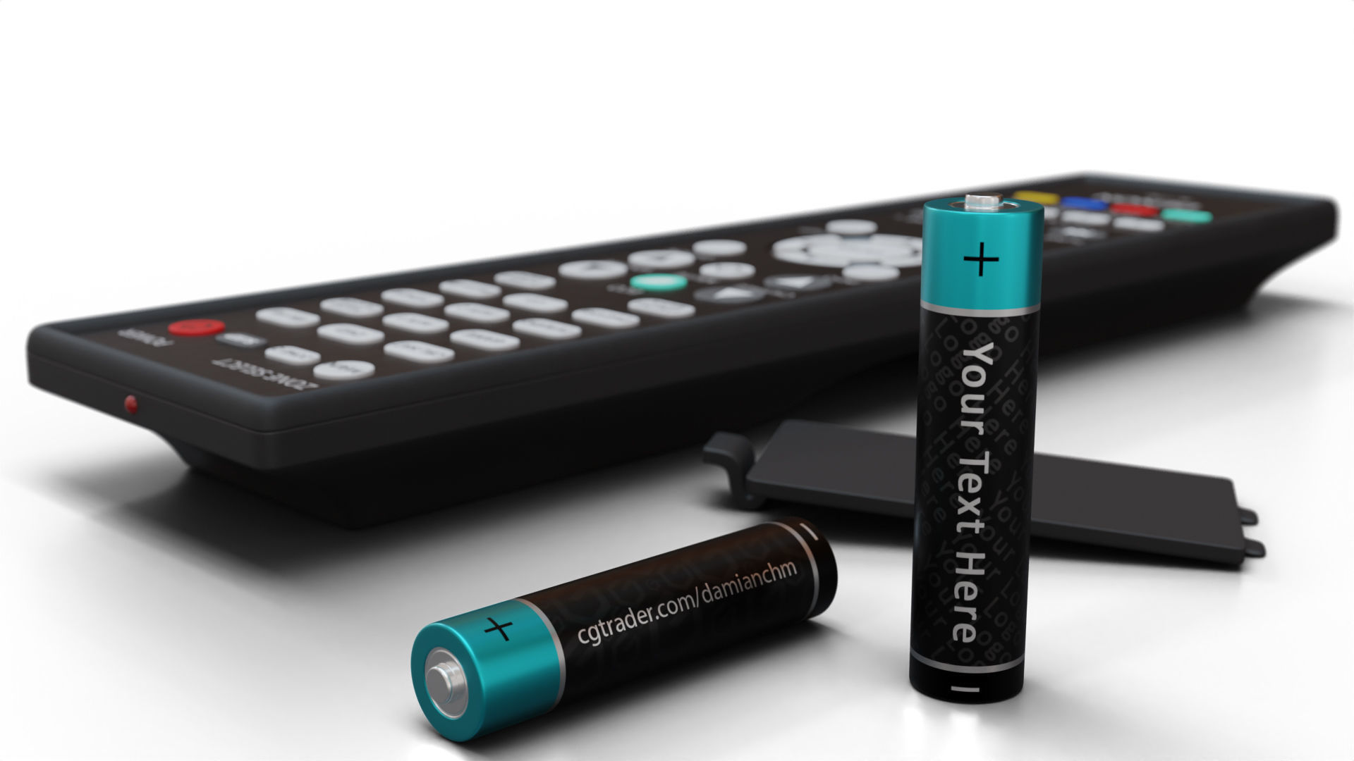 Denon Remote Control 3D model_13