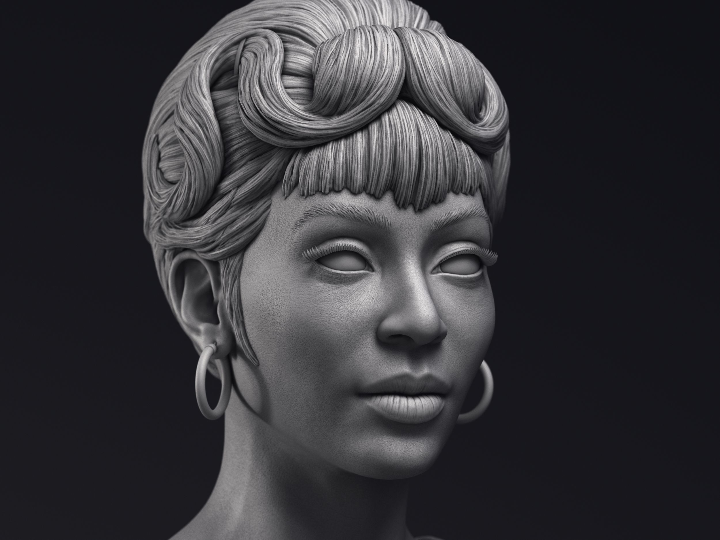 Nichelle Nichols As Nyota Uhura Bust Printable 3D Model 3D Model 3D Nichelle Nichols As Nyota Uhura Bust Printable 3D Model 3D Model 3D