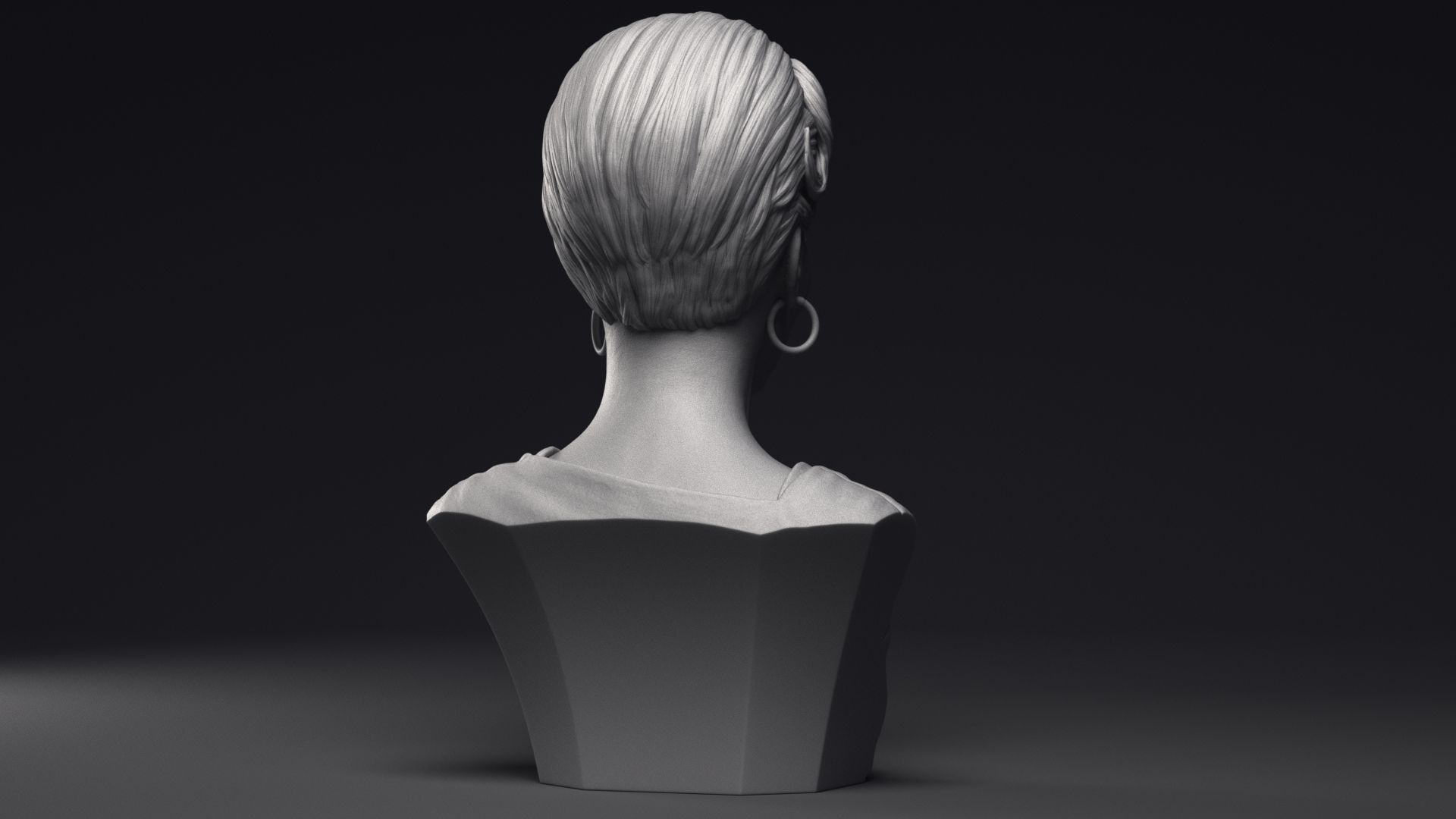 Nichelle Nichols as Nyota Uhura Bust Printable 3D Model 3D print model_20