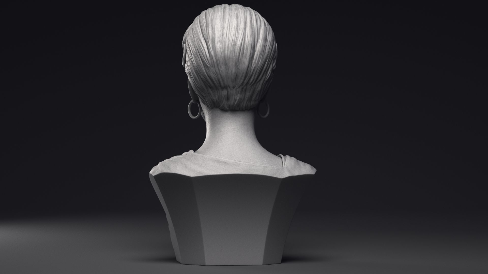 Nichelle Nichols as Nyota Uhura Bust Printable 3D Model 3D print model_19