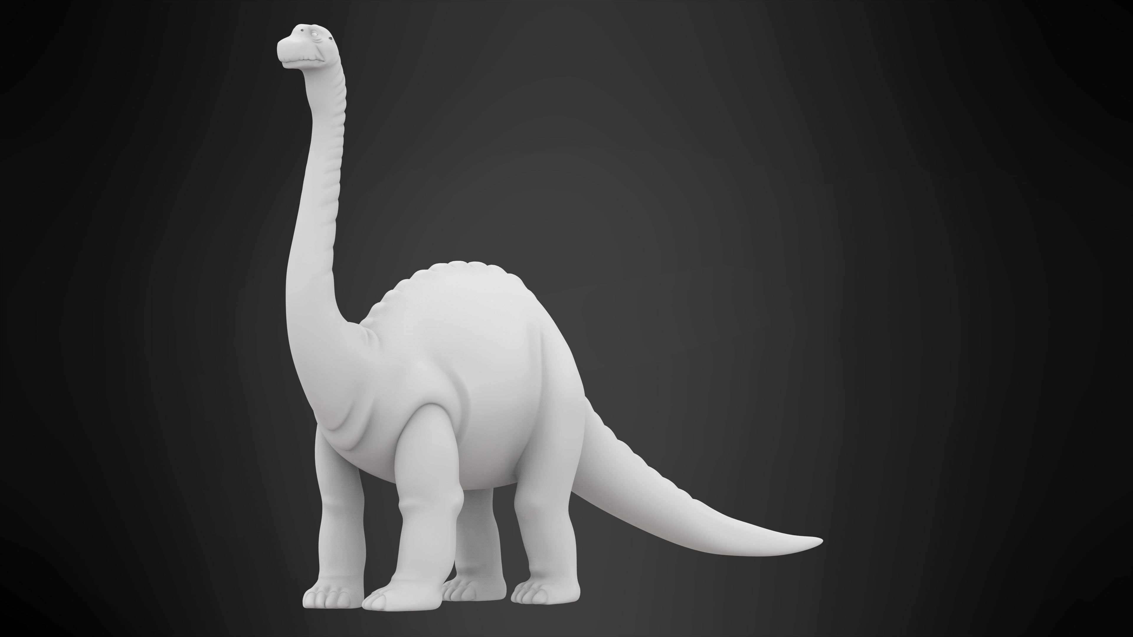 Grandpa Longneck 3D model_5