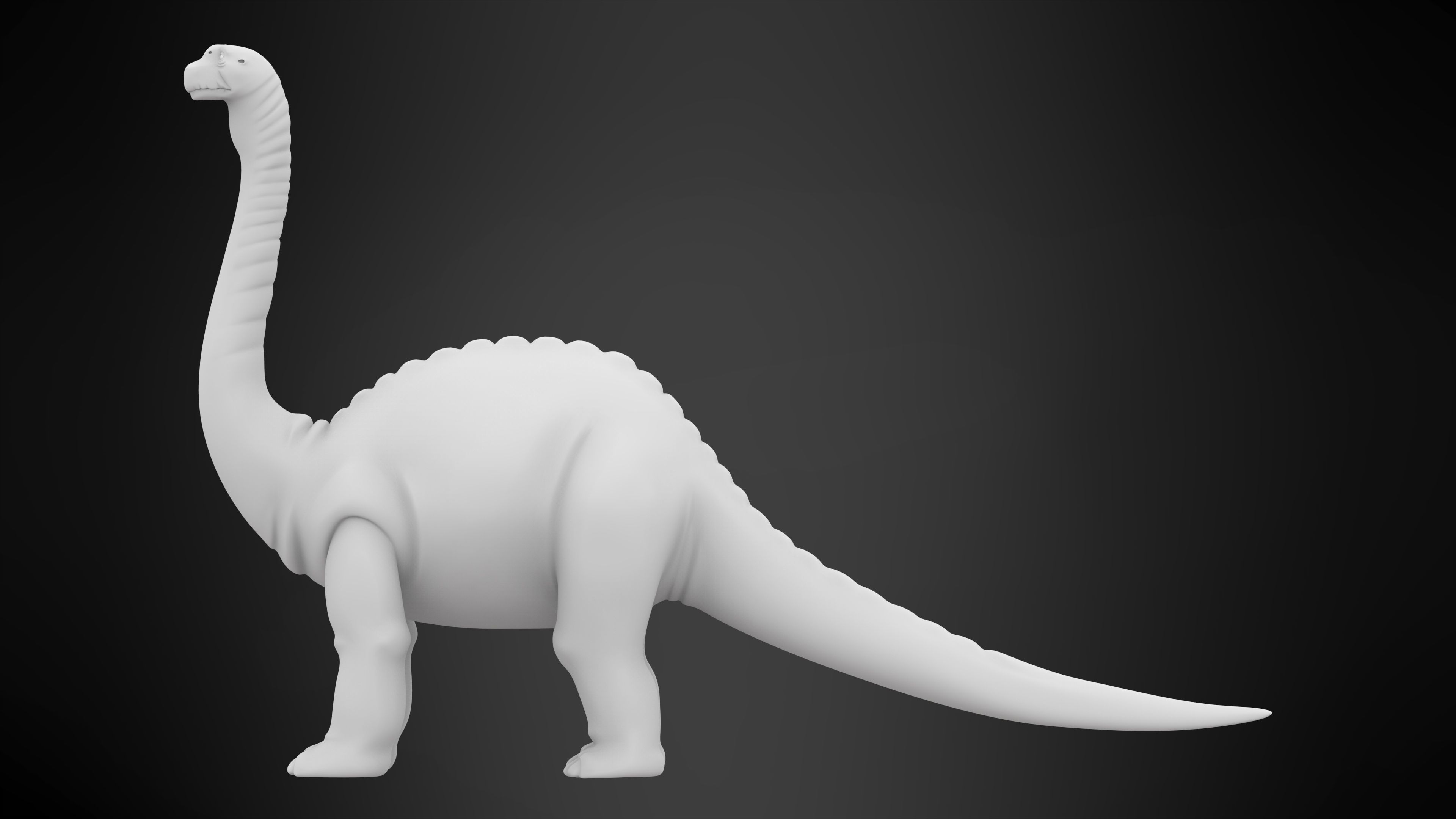 Grandpa Longneck 3D model_7