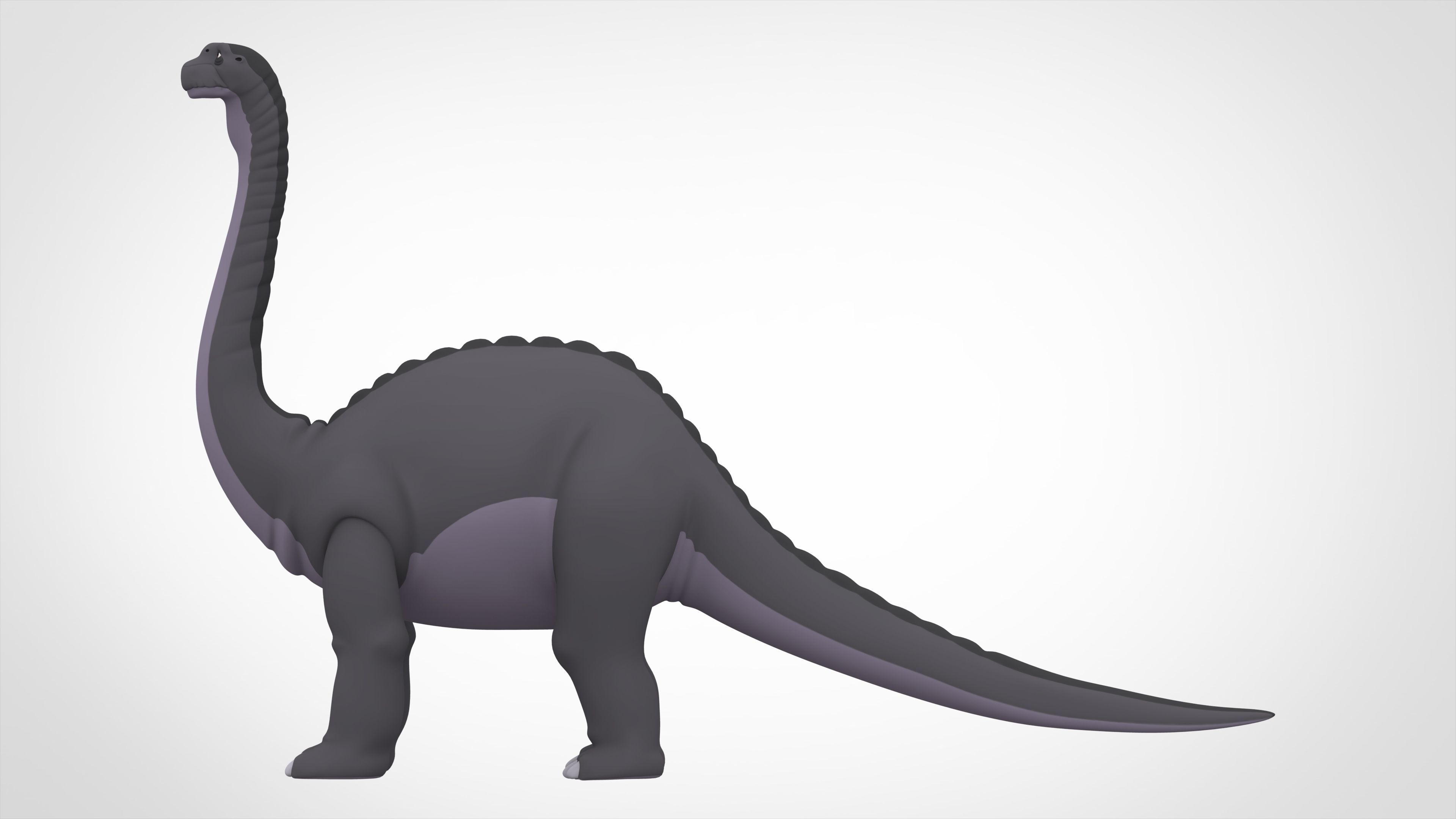 Grandpa Longneck 3D model_2