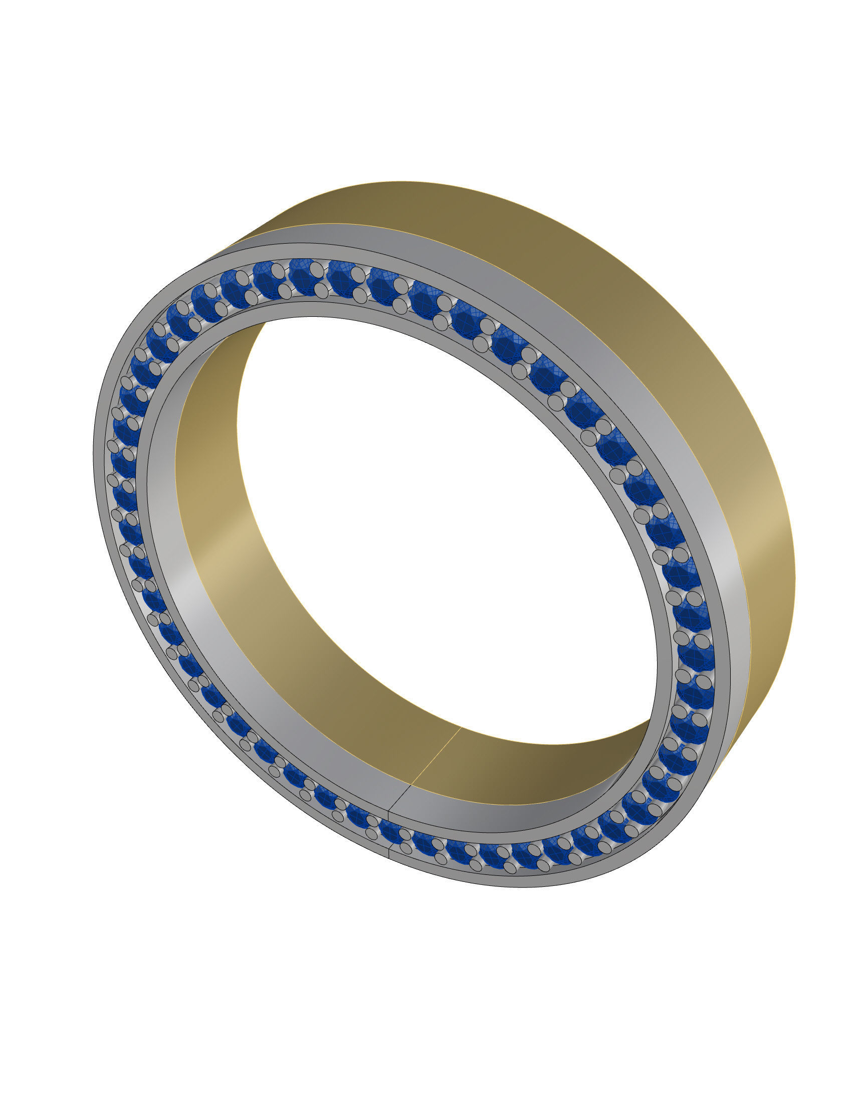 Wedding Band Men 3D print model_11