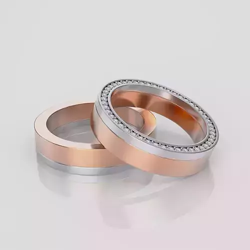 Wedding Band Men 3D print model