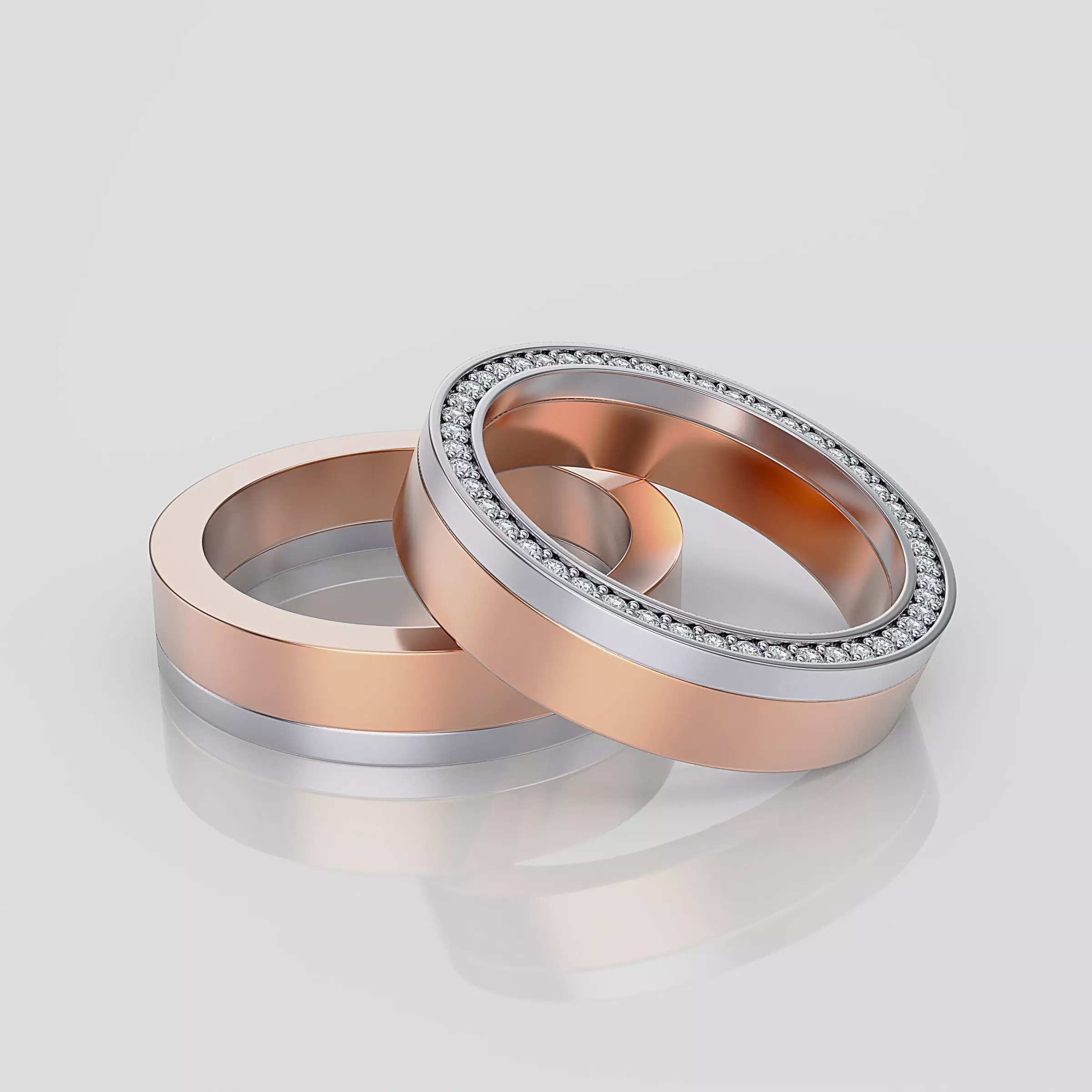 Wedding Band Men 3D print model_0