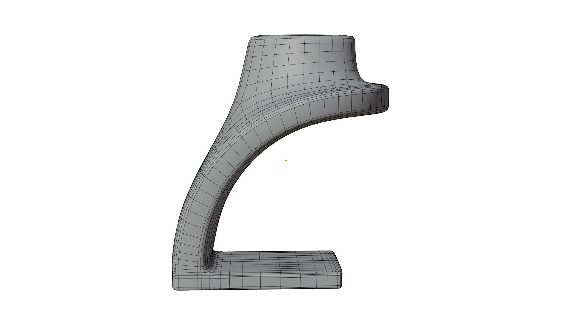 Female neck mannequin Low-poly 3D model_9