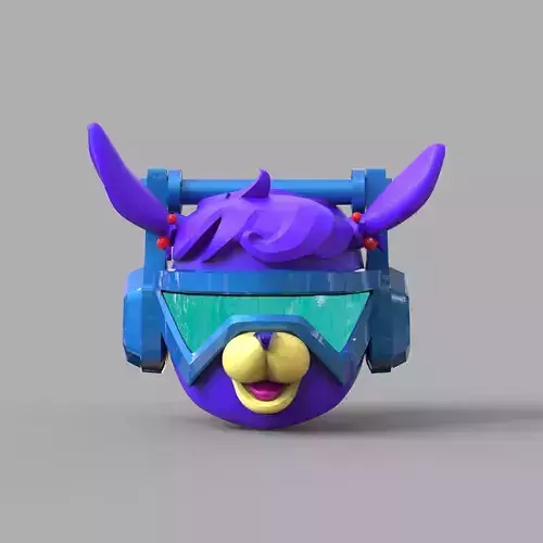 Dj Bob Battle Royale Fort Wearable Helmet 3D print model