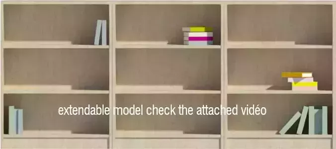 ikea bookcase  revit model   3D model
