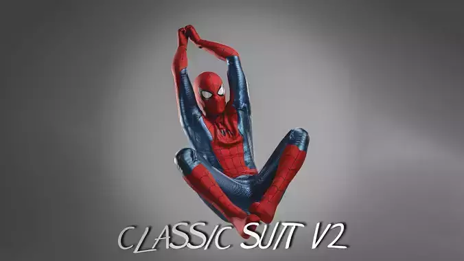 Spider-man No Way Home Classic Suit UPDATED 3D model 3D model