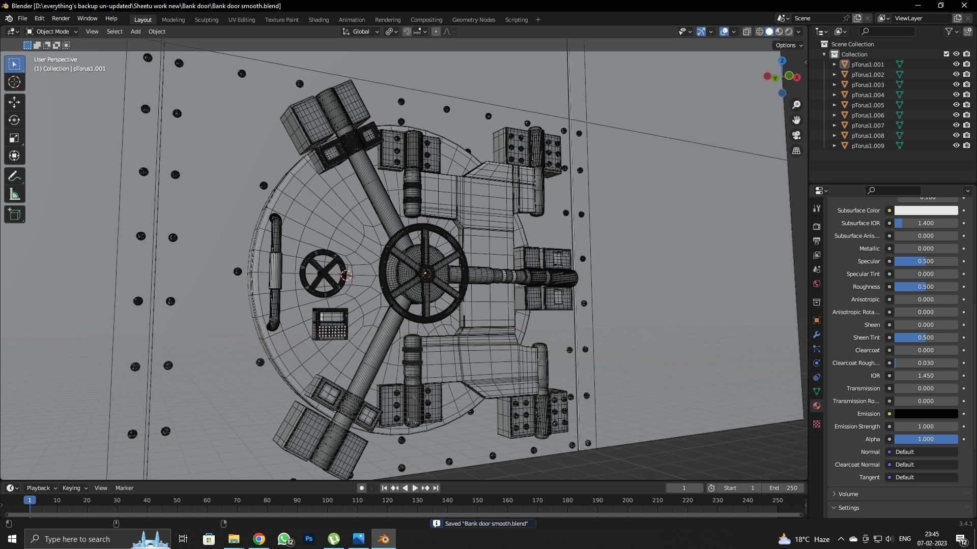 Vault Door  3D model_6